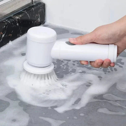 PowerScrub Cordless Electric Cleaning Brush with Interchangeable Heads