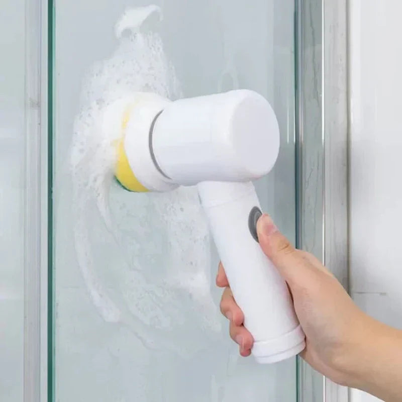PowerScrub Cordless Electric Cleaning Brush with Interchangeable Heads