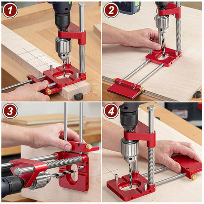Precision Woodworking Locator Tool for Accurate Drilling and Alignment
