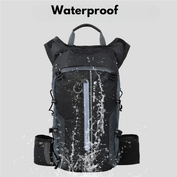Premium Cycling Backpack with Hydration Storage and Helmet Holder