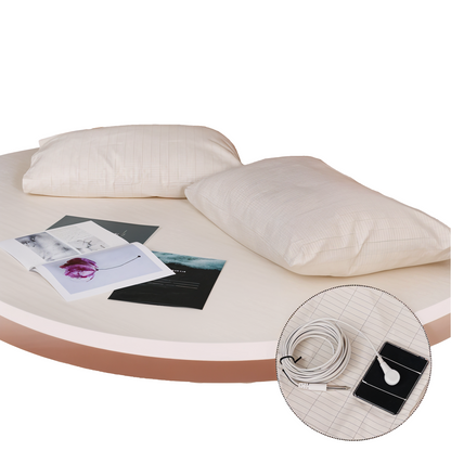 Premium Grounding Bed Sheet Conductive Cotton Fitted Earthing Sheet