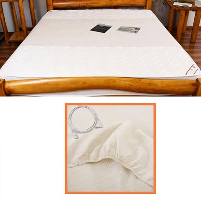 Premium Grounding Bed Sheet Conductive Cotton Fitted Earthing Sheet