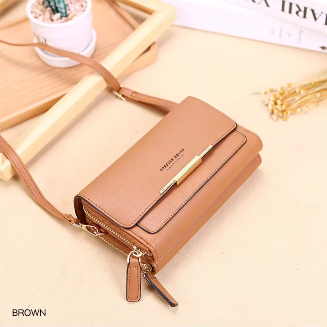 Premium Leather Crossbody Bag Elegant Shoulder Bag for Everyday and Special Occasions