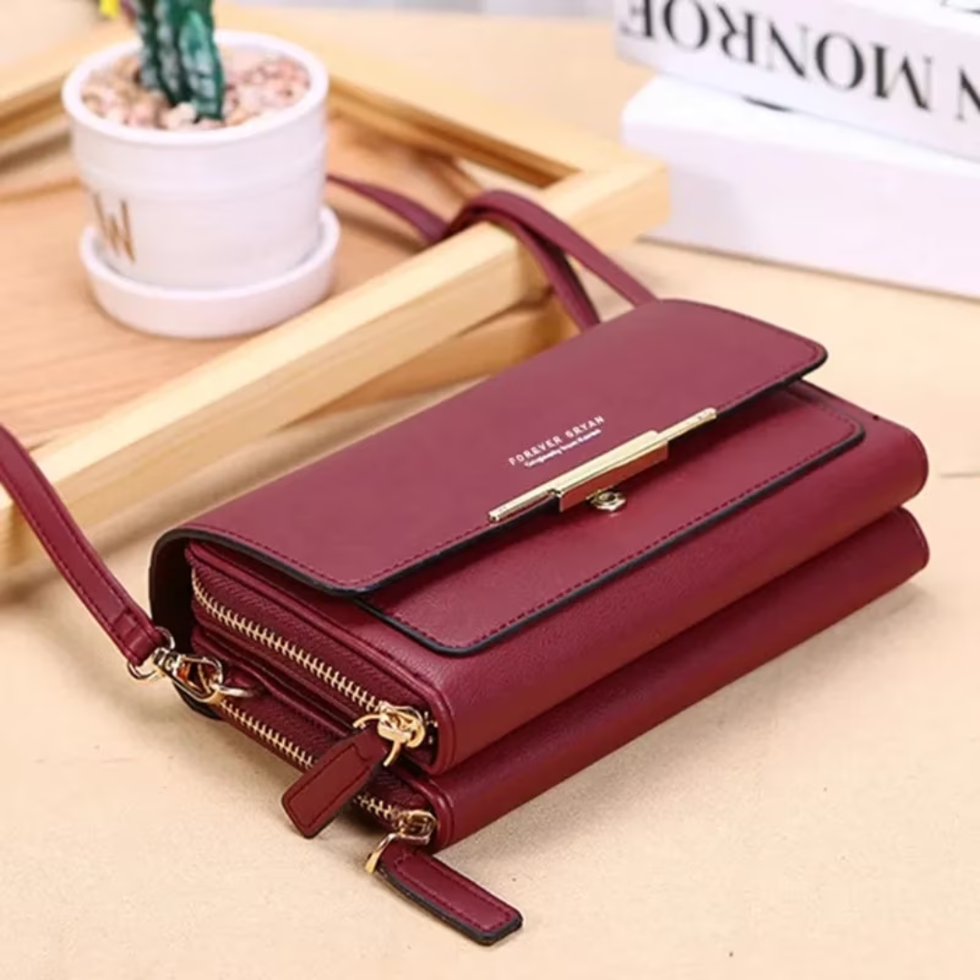 Premium Leather Crossbody Bag Elegant Shoulder Bag for Everyday and Special Occasions