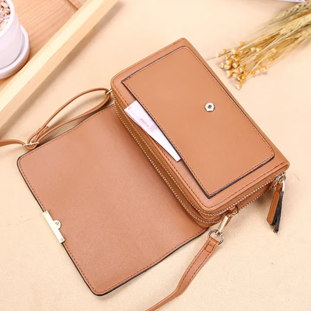 Premium Leather Crossbody Bag Elegant Shoulder Bag for Everyday and Special Occasions