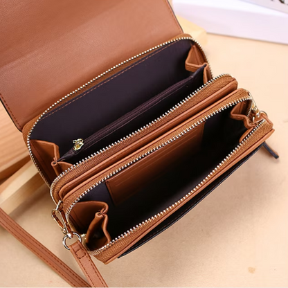 Premium Leather Crossbody Bag Elegant Shoulder Bag for Everyday and Special Occasions