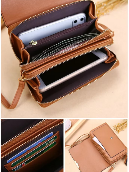 Premium Leather Crossbody Bag Elegant Shoulder Bag for Everyday and Special Occasions