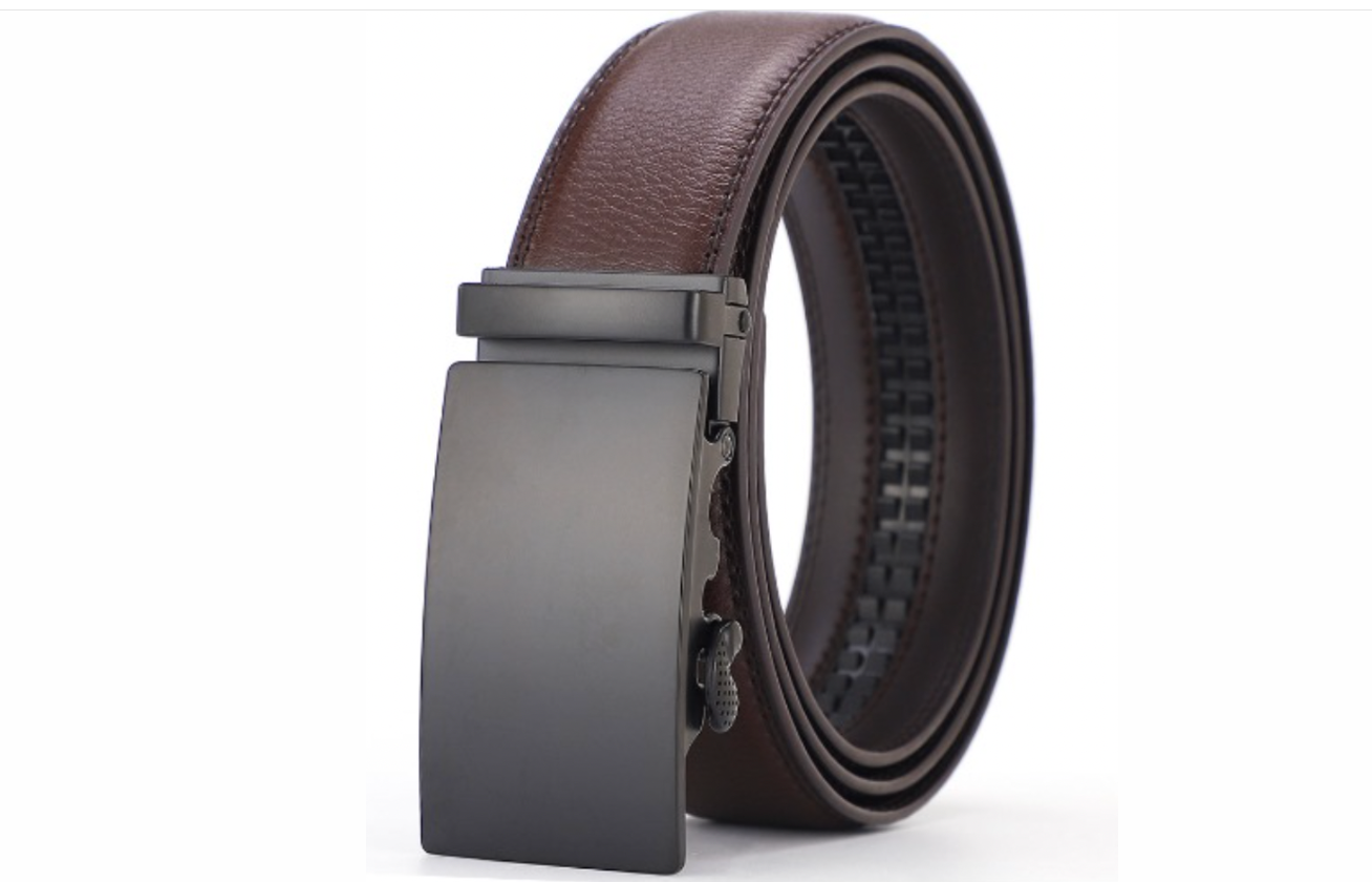 Premium PU Leather Belt with Automatic Buckle for Men