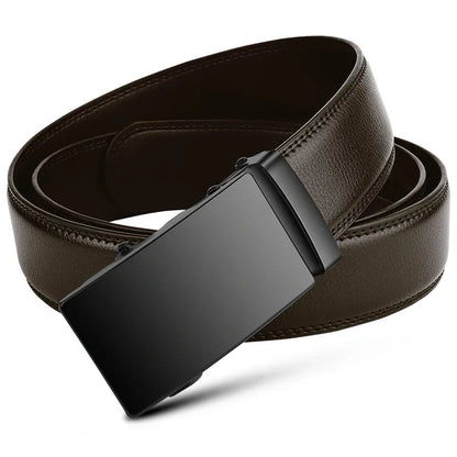 Premium PU Leather Belt with Automatic Buckle for Men