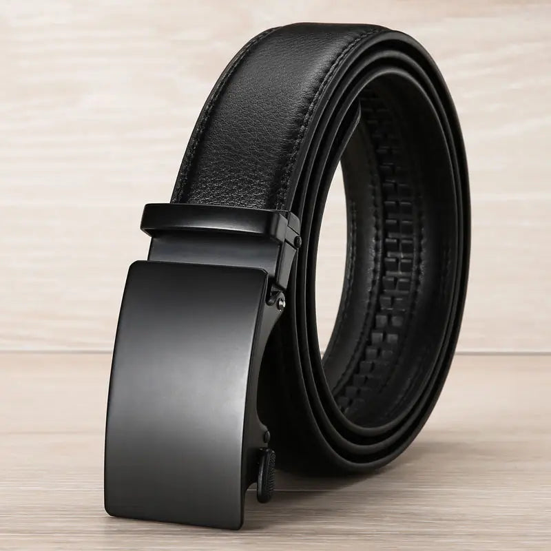 Premium PU Leather Belt with Automatic Buckle for Men