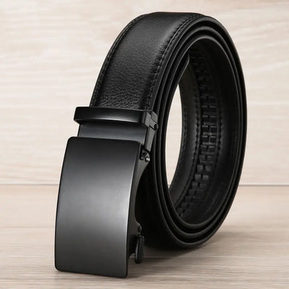 Premium PU Leather Belt with Automatic Buckle for Men