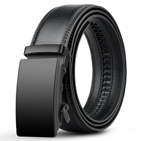 Premium PU Leather Belt with Automatic Buckle for Men