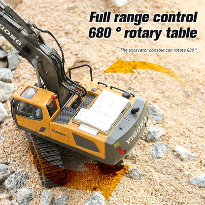 Premium Remote Control Excavator Realistic RC Digger Toy
