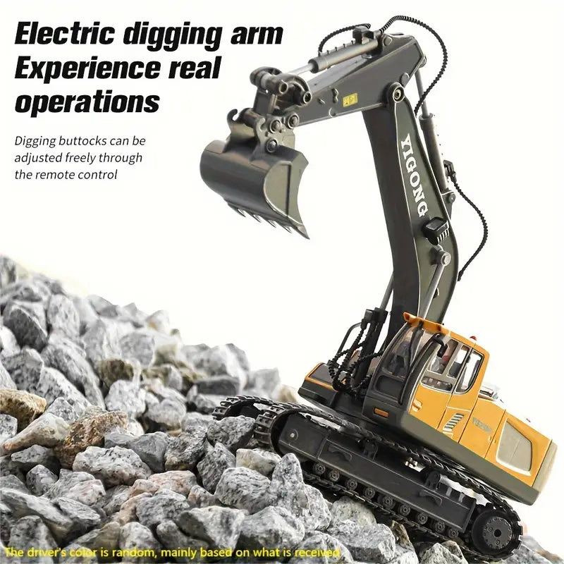 Premium Remote Control Excavator Realistic RC Digger Toy