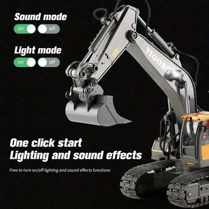 Premium Remote Control Excavator Realistic RC Digger Toy