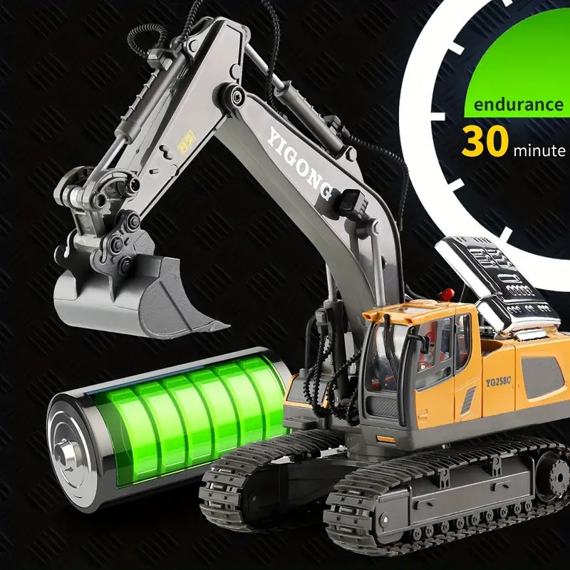 Premium Remote Control Excavator Realistic RC Digger Toy