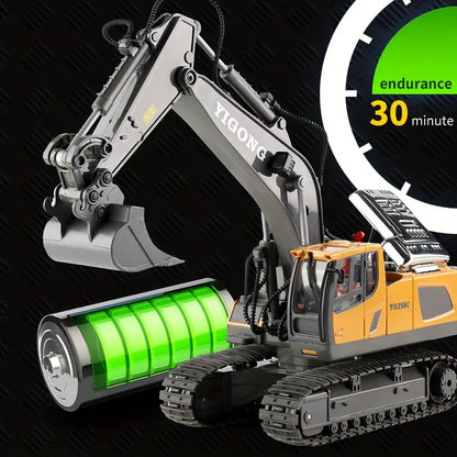 Premium Remote Control Excavator Realistic RC Digger Toy