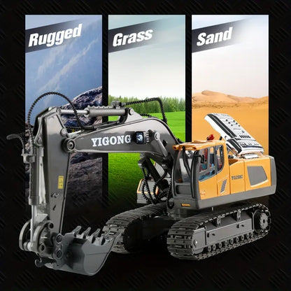 Premium Remote Control Excavator Realistic RC Digger Toy