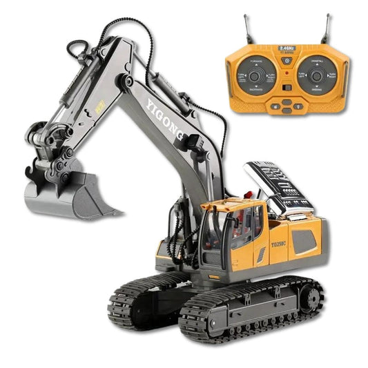 Premium Remote Control Excavator Realistic RC Digger Toy