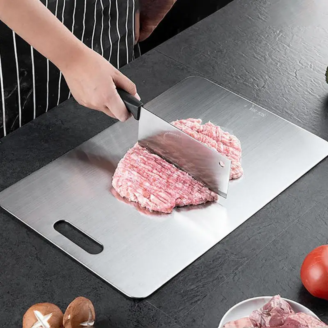 Premium Stainless Steel Cutting Board Durable Kitchen Surface