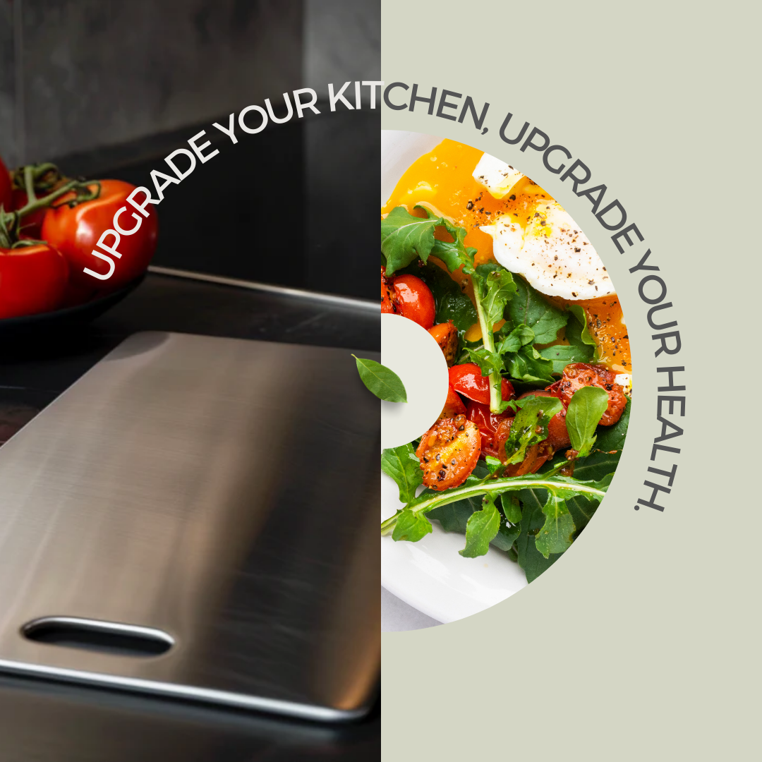 Premium Stainless Steel Cutting Board Durable Kitchen Surface