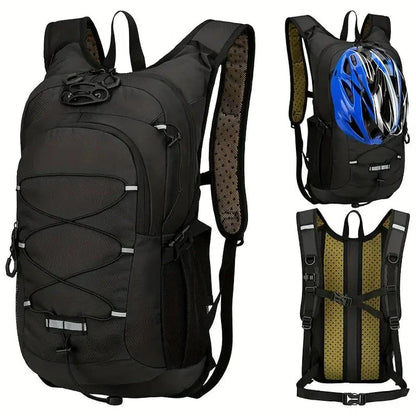 Premium Waterproof Bike Backpack with Ventilated Back Support