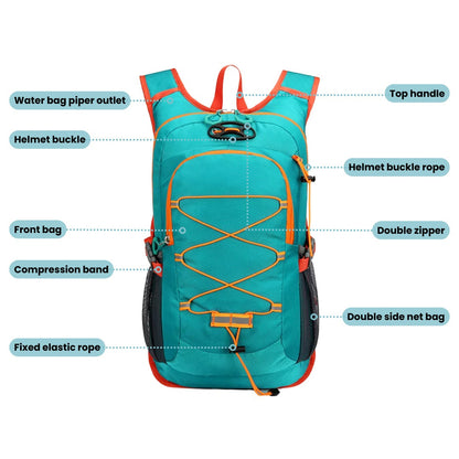 Premium Waterproof Bike Backpack with Ventilated Back Support