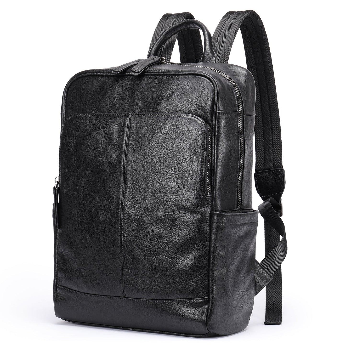 Prestige Voyager Leather Backpack Laptop Bag 15.6 Inch