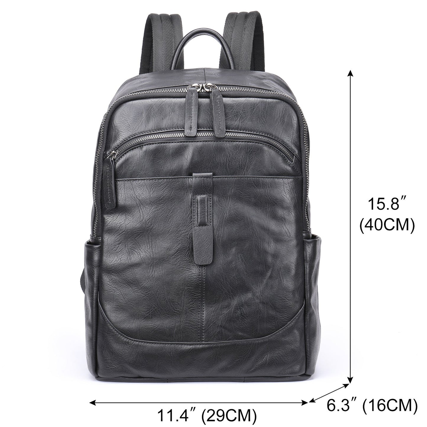 Prestige Voyager Leather Backpack Laptop Bag 15.6 Inch