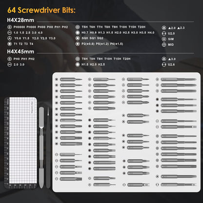 ProFix 68 in 1 Electric Precision Screwdriver Set for Electronics Repair