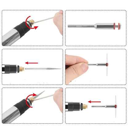 Professional Engraving Pen Rechargeable Electric Engraver Tool for DIY Crafting