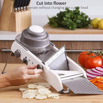 Professional Mandoline Vegetable Slicer with Adjustable Stainless Steel Blades