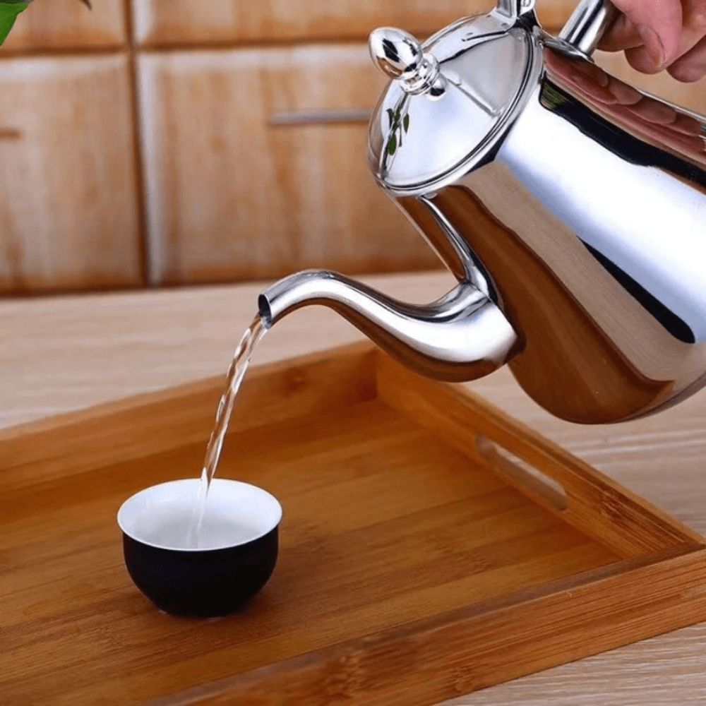 PureBoil Stainless Steel Induction Kettle with Built In Filter