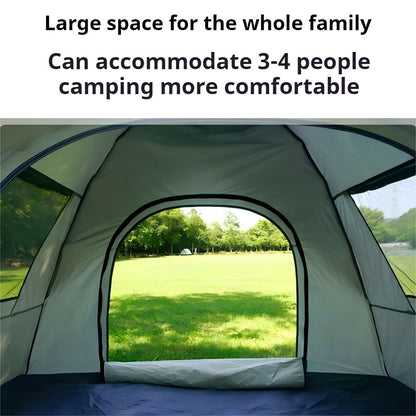 QuickCamp 4 Person Pop Up Tent with UV Protection and Instant Setup