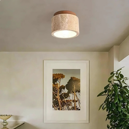 Radia Japanese Style Ceiling Light Minimalist Warm Glow Lamp