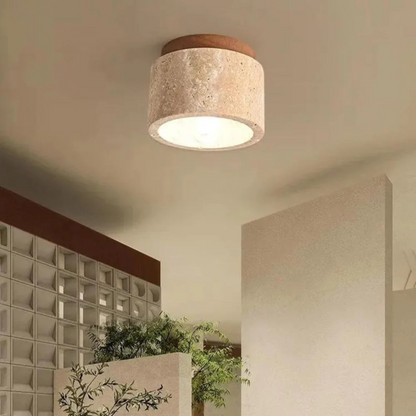 Radia Japanese Style Ceiling Light Minimalist Warm Glow Lamp