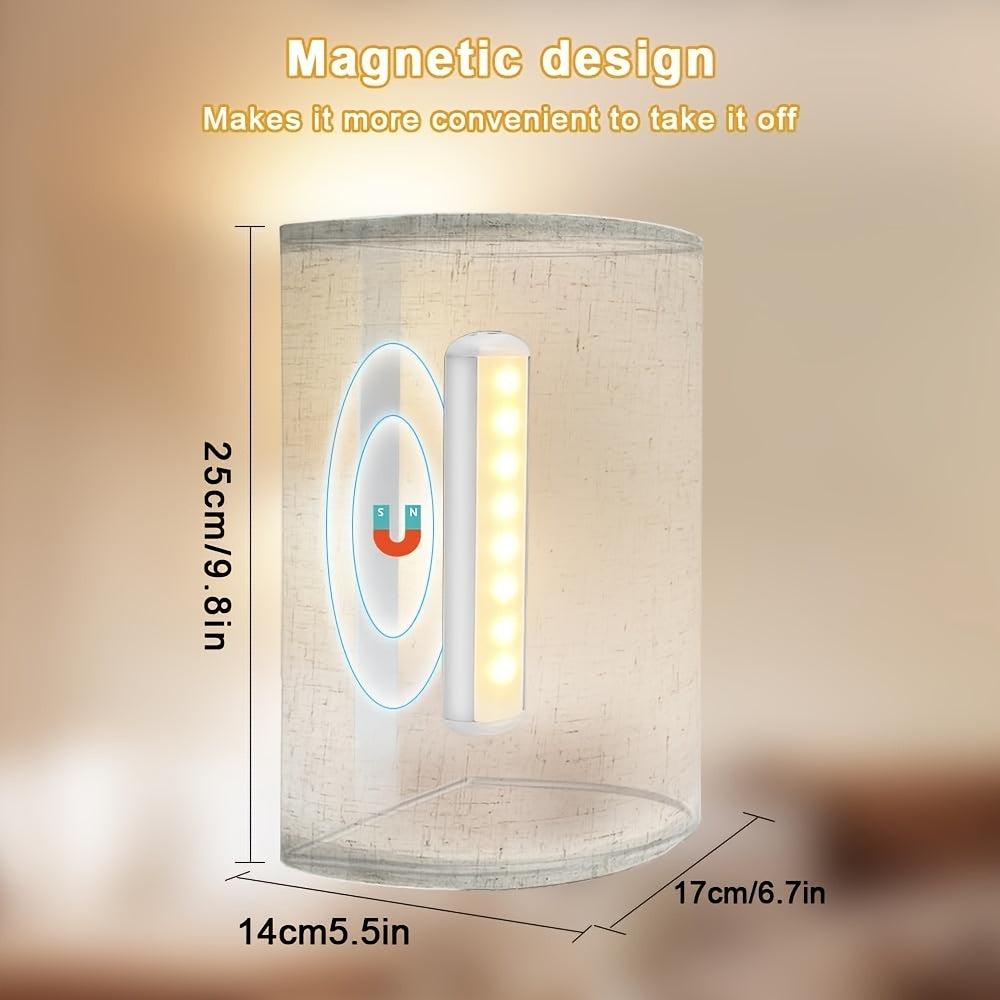 RadiantWall Wireless Wall Lights 2 Pack Rechargeable LED Lamps with Remote