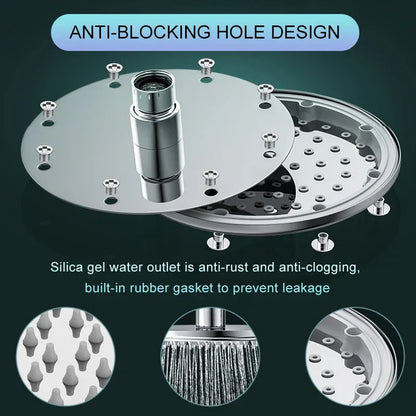 RainZen Water Saving Rain Shower Head with High Pressure Flow
