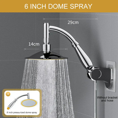 RainZen Water Saving Rain Shower Head with High Pressure Flow