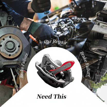 Ratcheting Brake Caliper Piston Compression Tool Kit