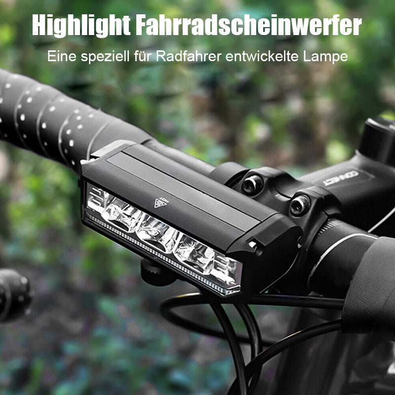 Rechargeable 900 Lumen LED Bike Light for Night Riding