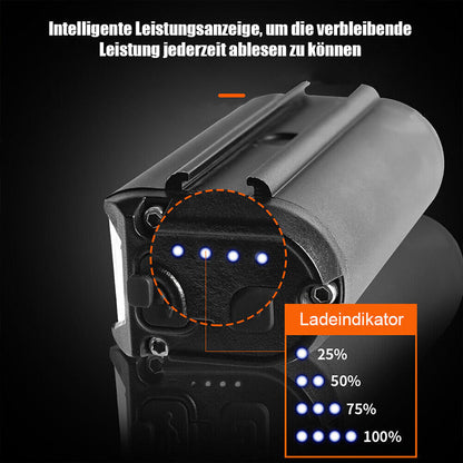 Rechargeable 900 Lumen LED Bike Light for Night Riding