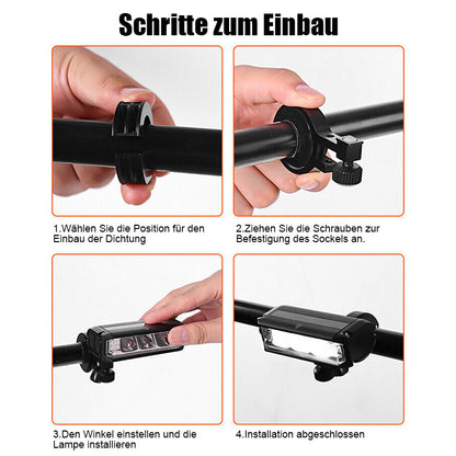 Rechargeable 900 Lumen LED Bike Light for Night Riding