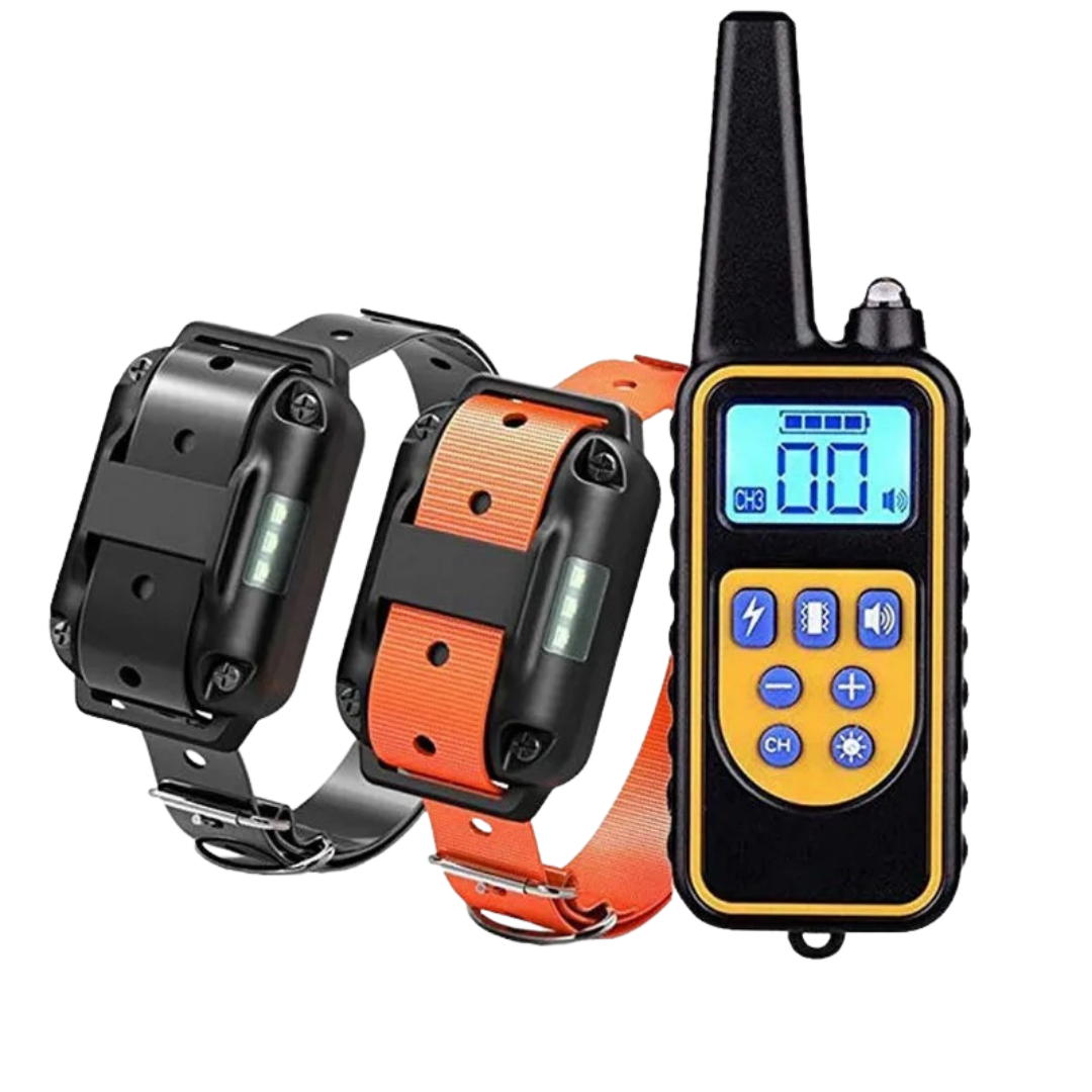 Rechargeable Anti Bark Dog Collar with Remote and Waterproof Design