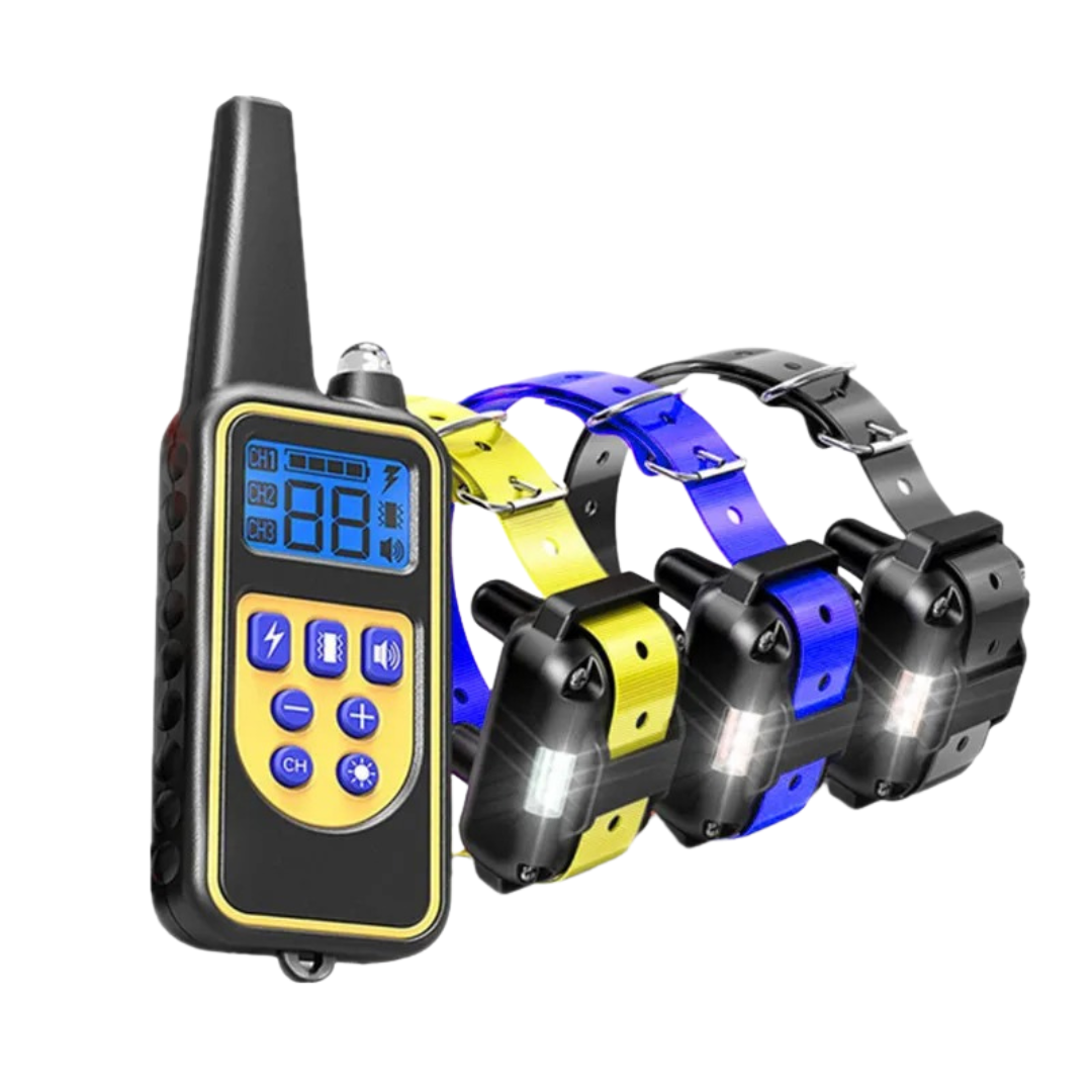 Rechargeable Anti Bark Dog Collar with Remote and Waterproof Design