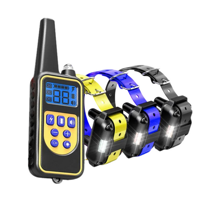 Rechargeable Anti Bark Dog Collar with Remote and Waterproof Design