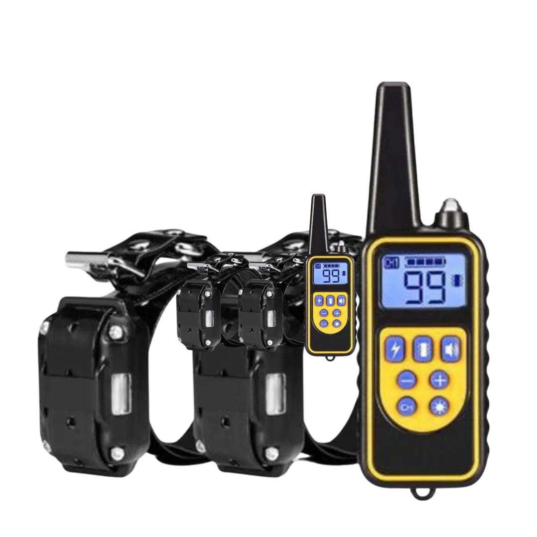 Rechargeable Anti Bark Dog Collar with Remote and Waterproof Design