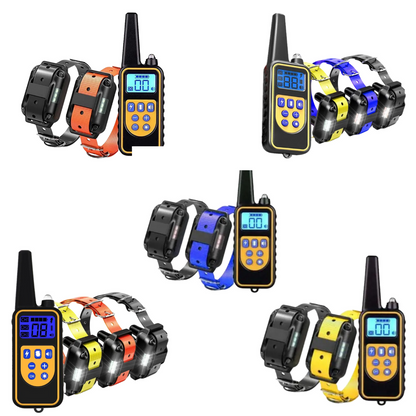 Rechargeable Anti Bark Dog Collar with Remote and Waterproof Design