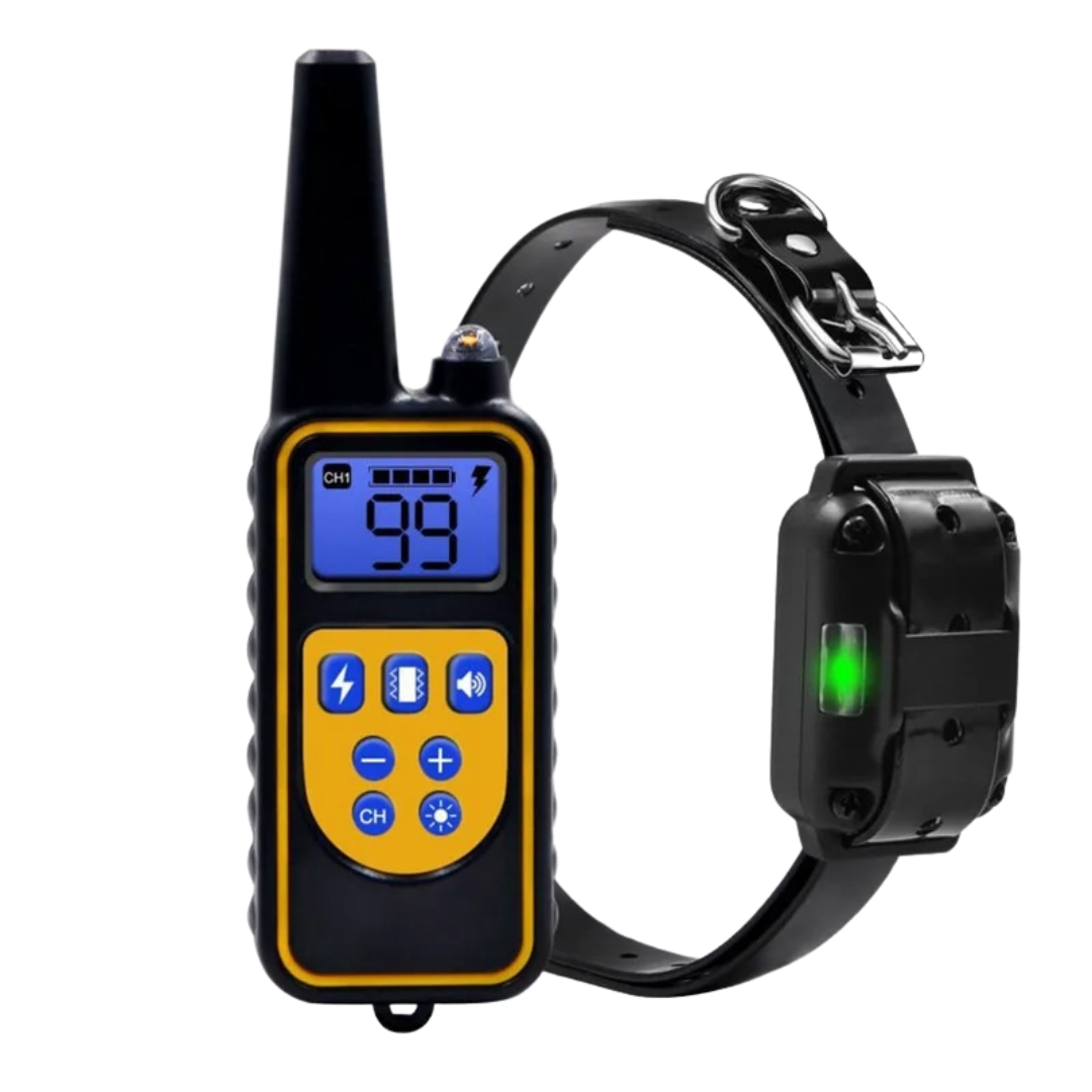 Rechargeable Anti Bark Dog Collar with Remote and Waterproof Design