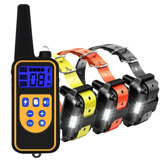 Rechargeable Anti Bark Dog Collar with Remote and Waterproof Design